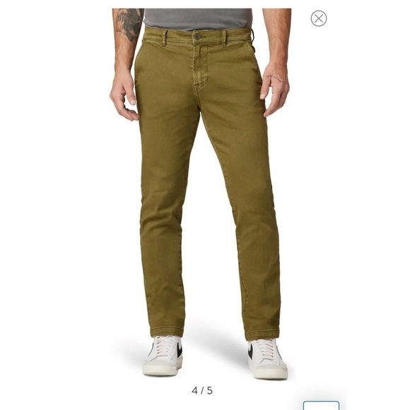 NWT‎ HUDSON Jeans Classic Slim Straight Chino mens  Pants - Picture 1 of 16